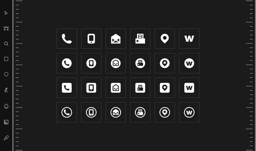 Free contact icons download