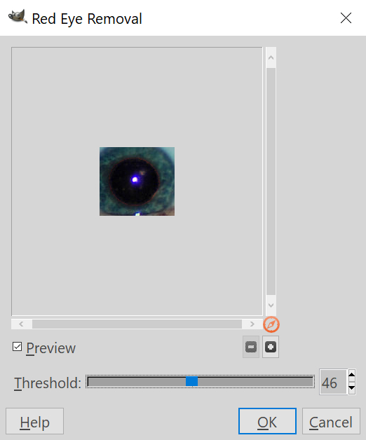 Red Eye Removal Window