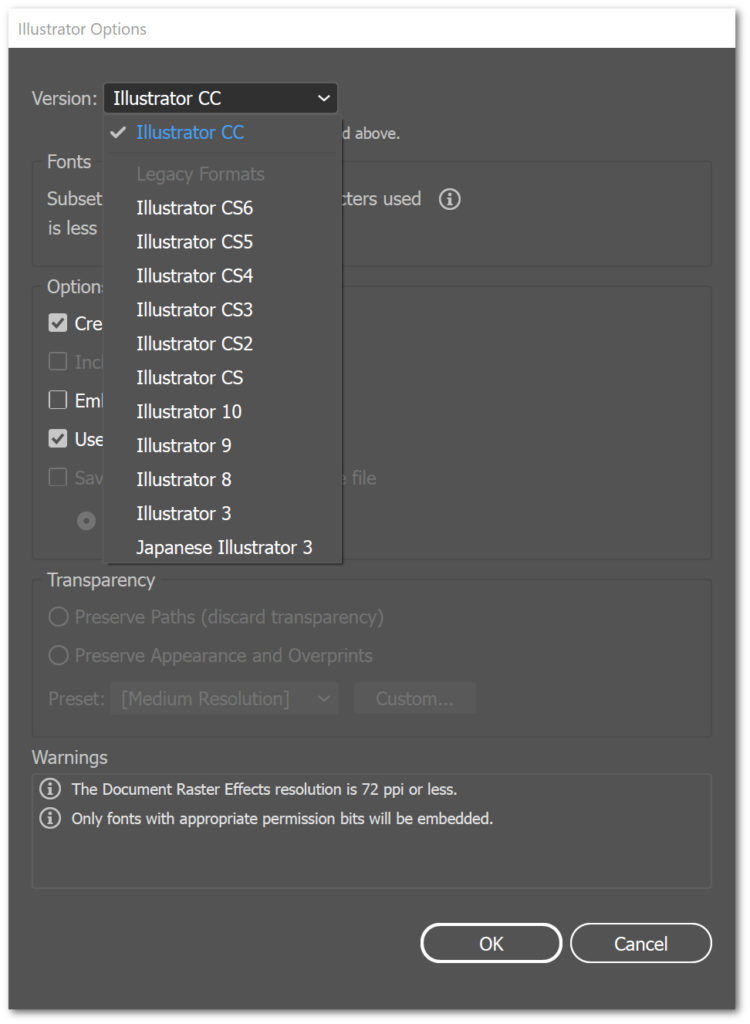 inkscape vs illustrator dpi settings