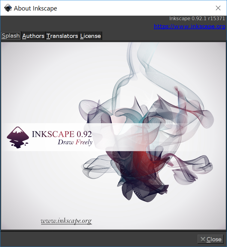 Inkscape version 92