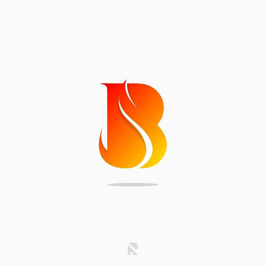 Letter B logo design