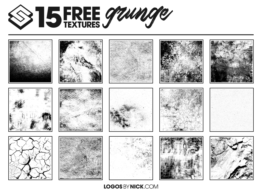 24 Free Grunge Textures (PNG)