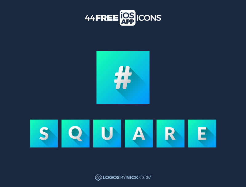 App icons with square corners