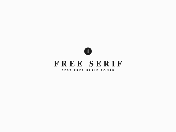 Free serif font