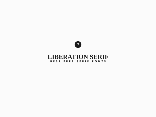 Liberation serif