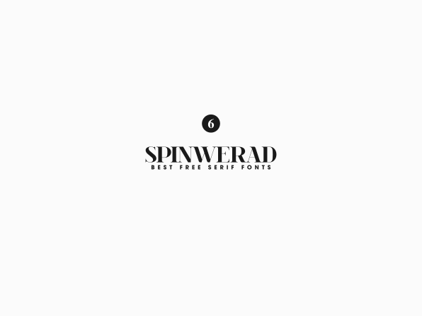 Spinwerad font