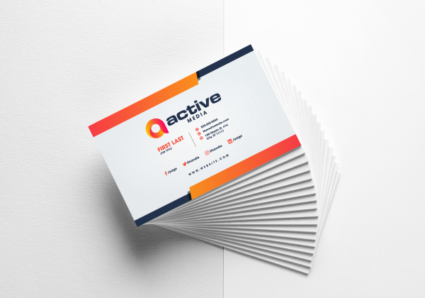 Business card mockup