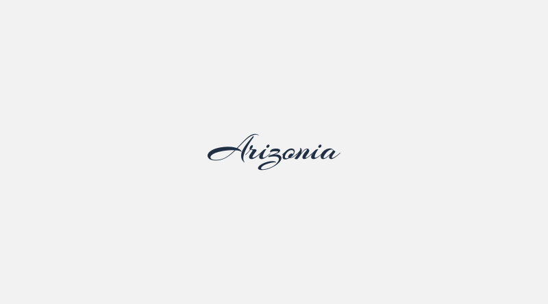 Arizonia font