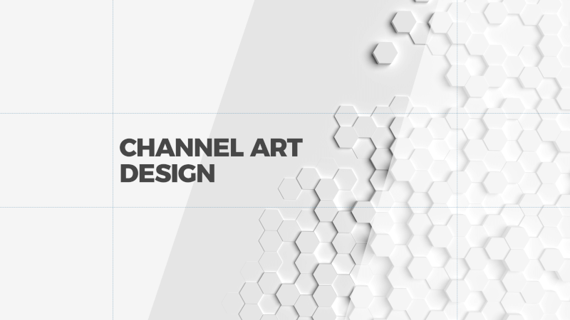 Finished channel art template