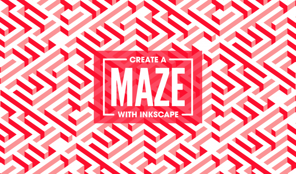 Vector maze Inkscape tutorial