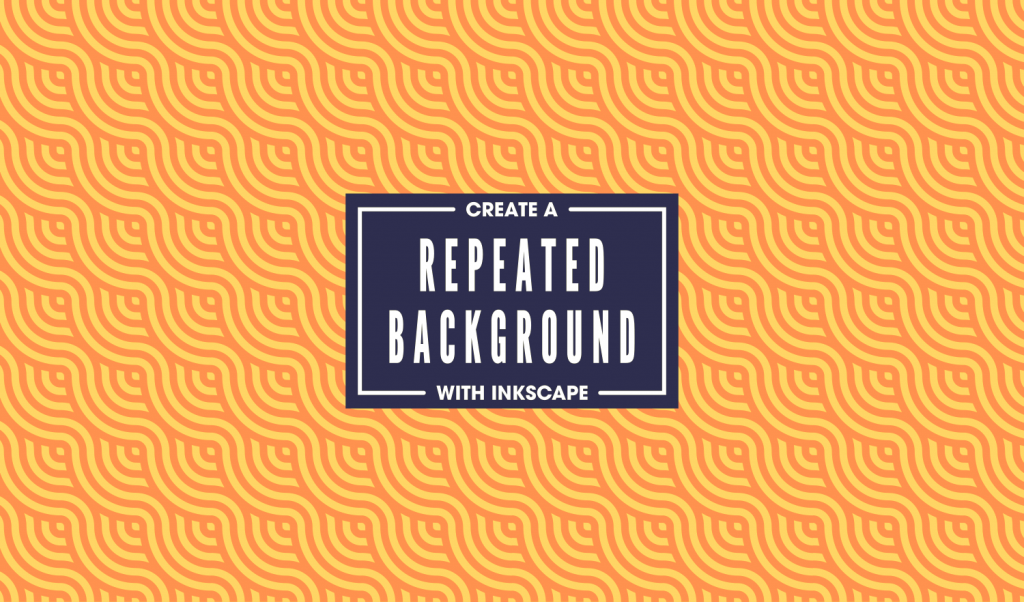 Create repeated background patterns with inkscape