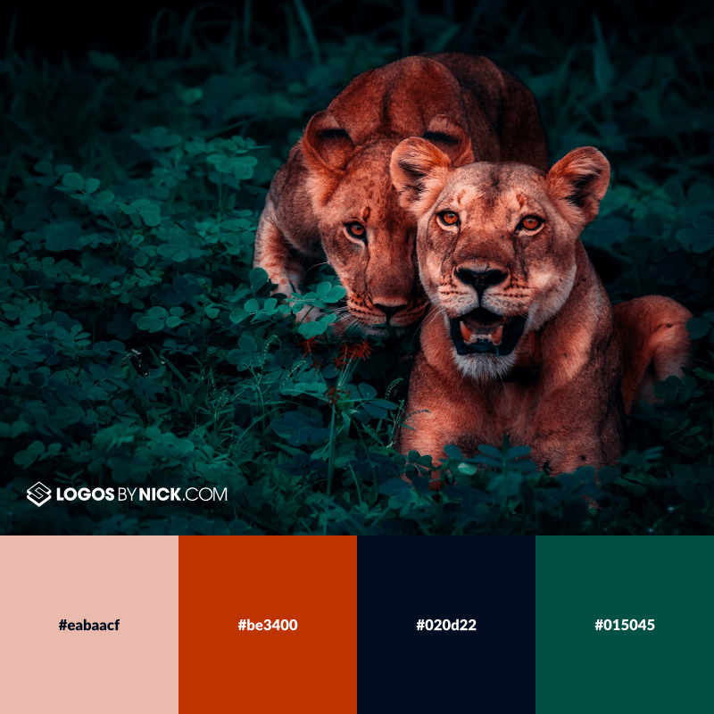 Jungle color palette