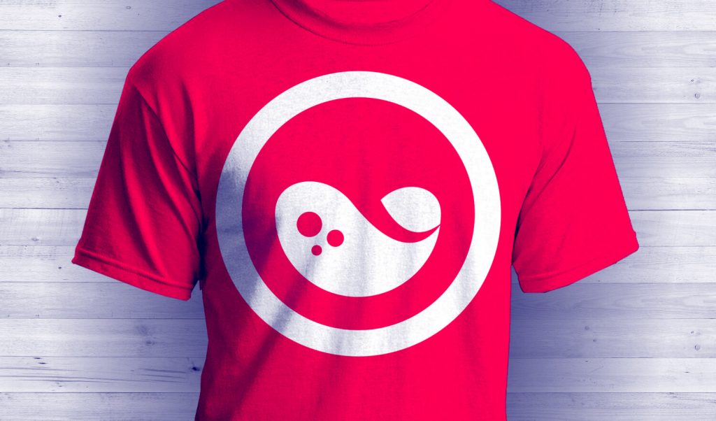 T shirt design template gimp