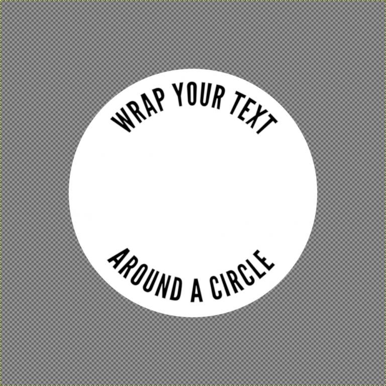  How To Wrap Text Around A Circle With GIMP Logos By Nick