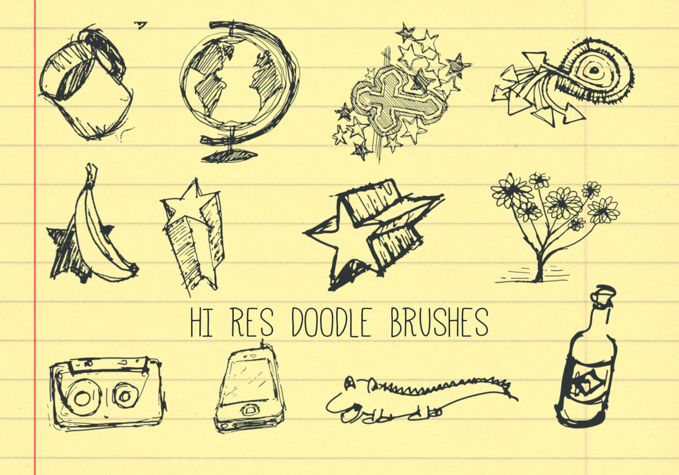 Doodle brushes