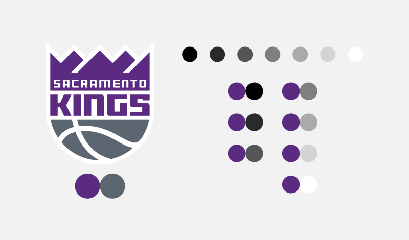 Grayscale color pairing