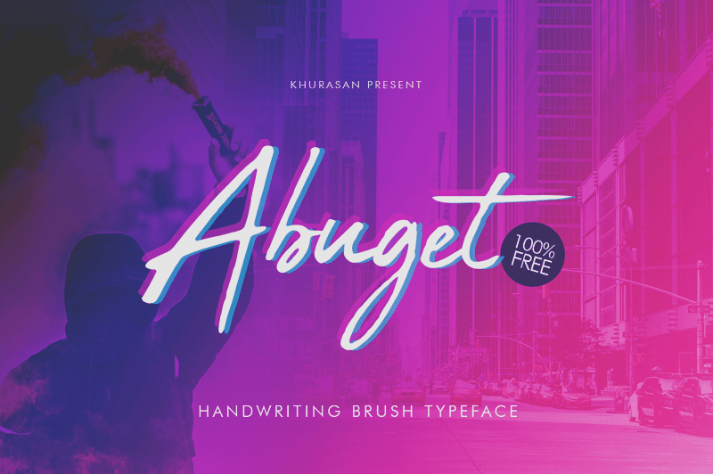 Abuget font