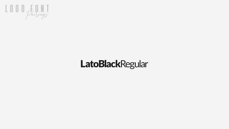 Lato font pairing