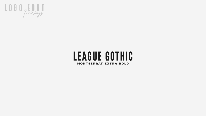 league gothic font download