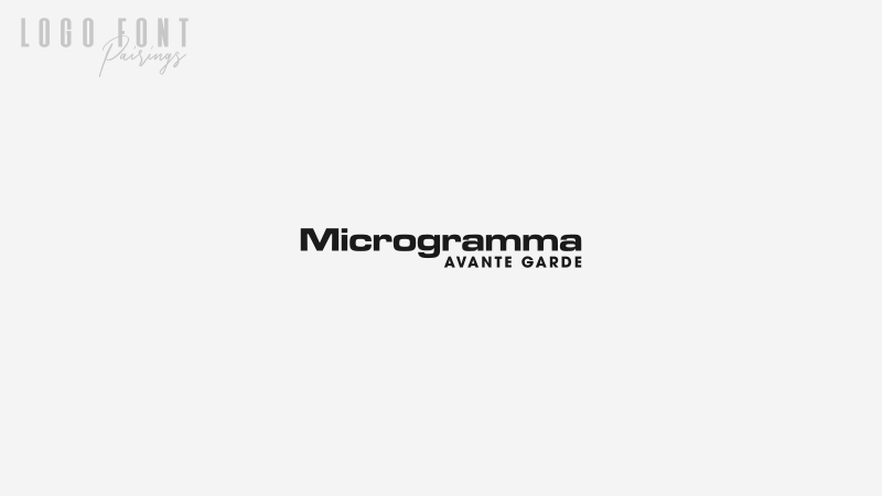 Microgramma and Avant Garde