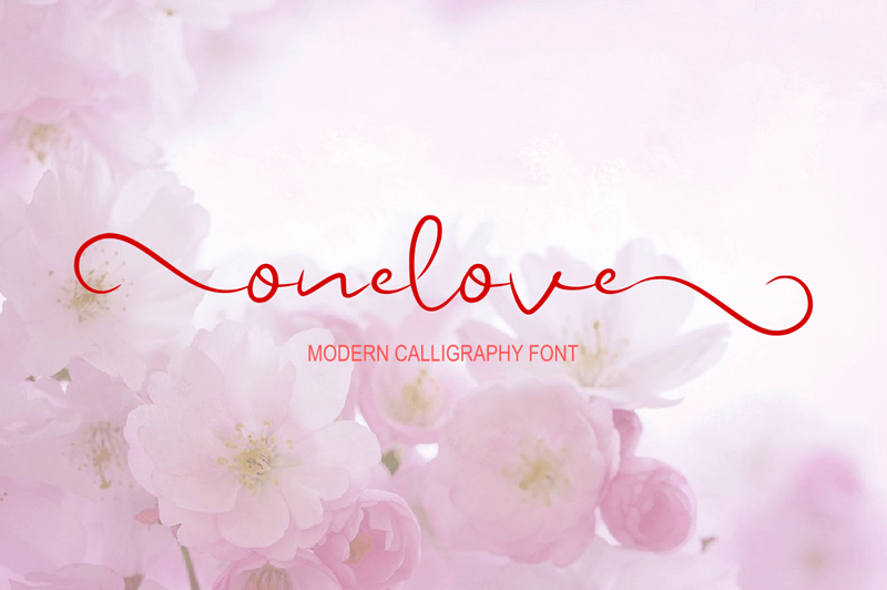 Onelone photography logo fonts