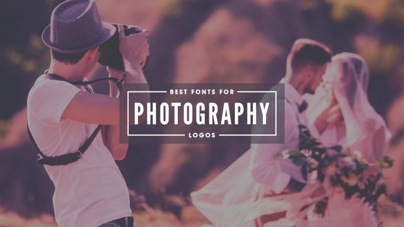 Photography logo fonts