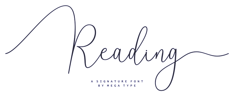 Reading font