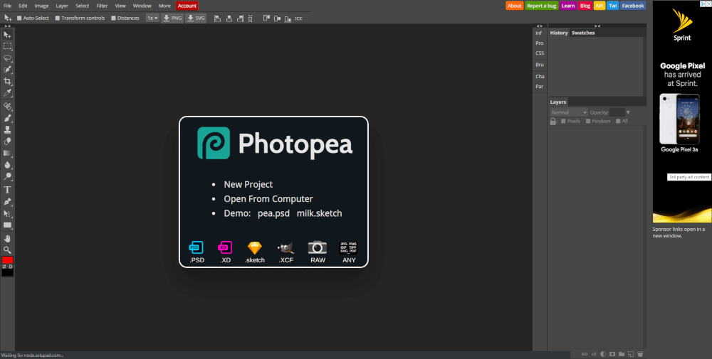 Photopea screenshot