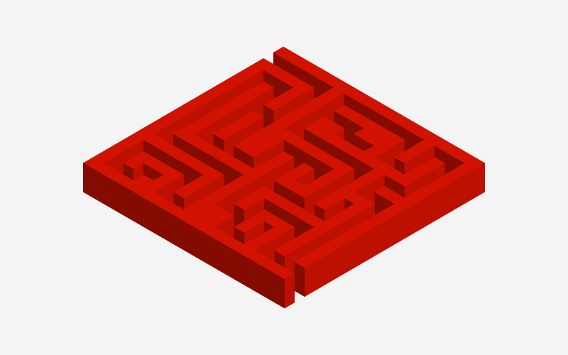 3D maze