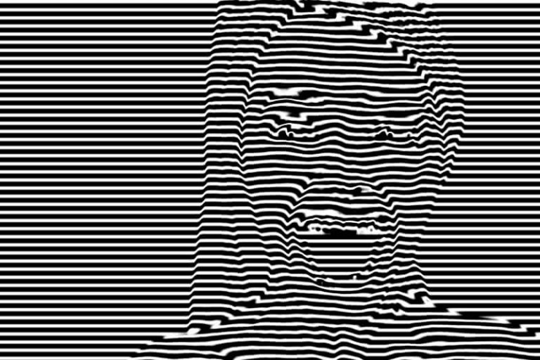 Create A Line Distortion Effect with GIMP Logos By Nick