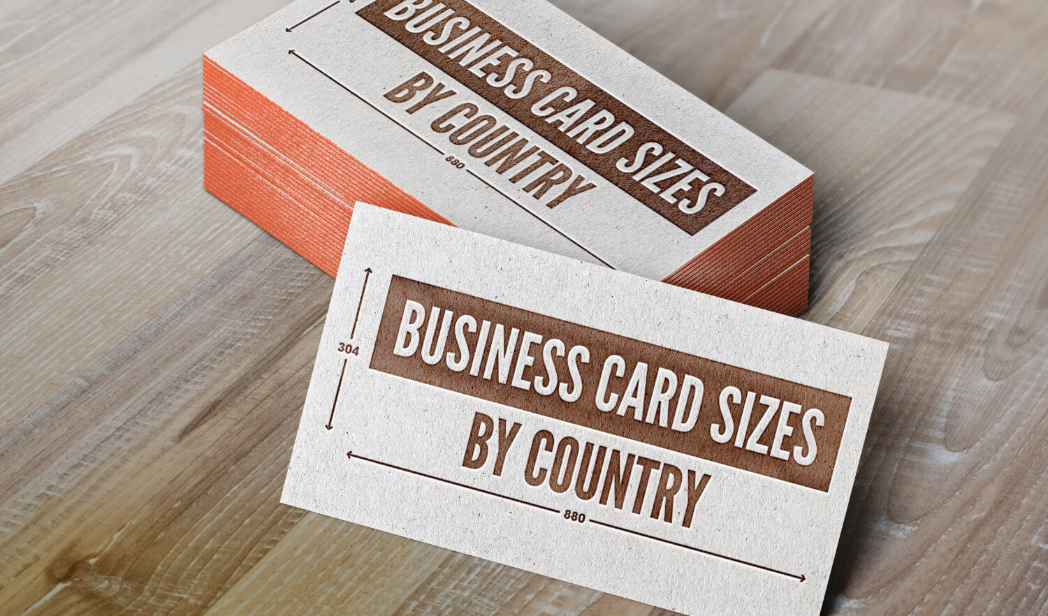 Business Card Sizes By Country | Free Templates - Logos By Nick