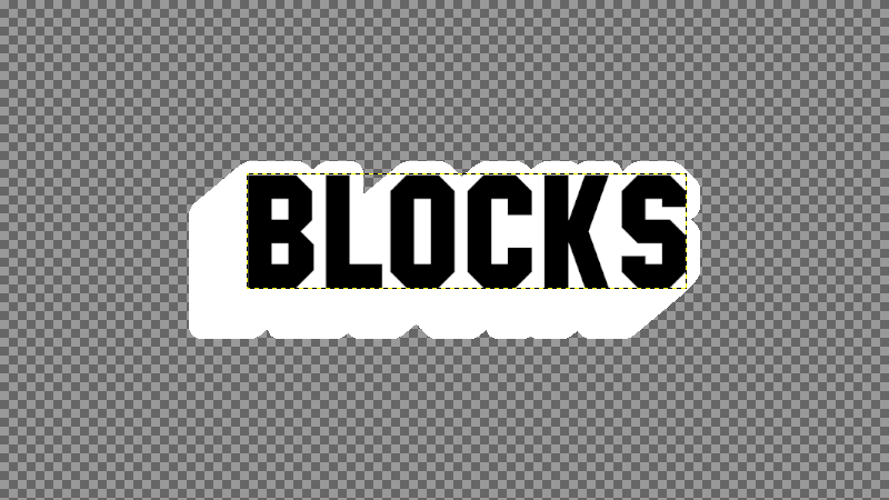 moving text blocks in gimp