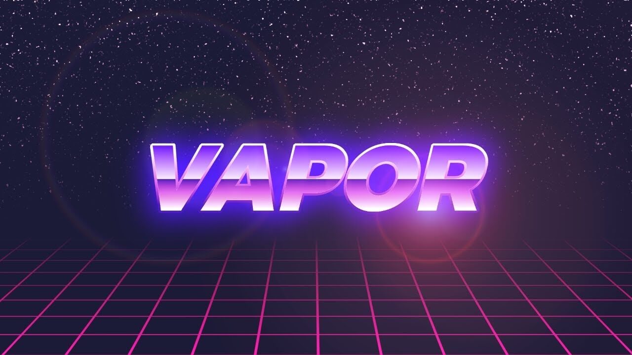 Retro 80s text