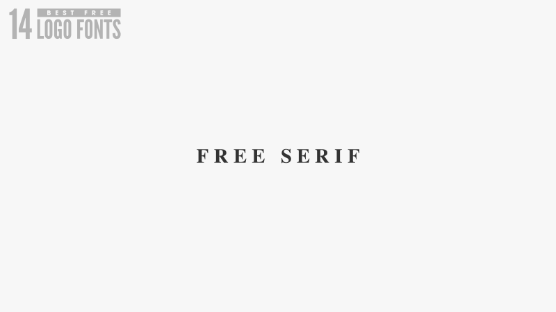 Free serif font