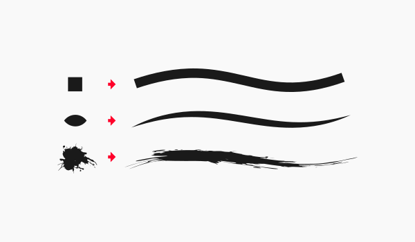 Custom brush shapes