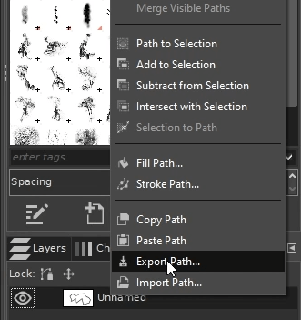 Export path