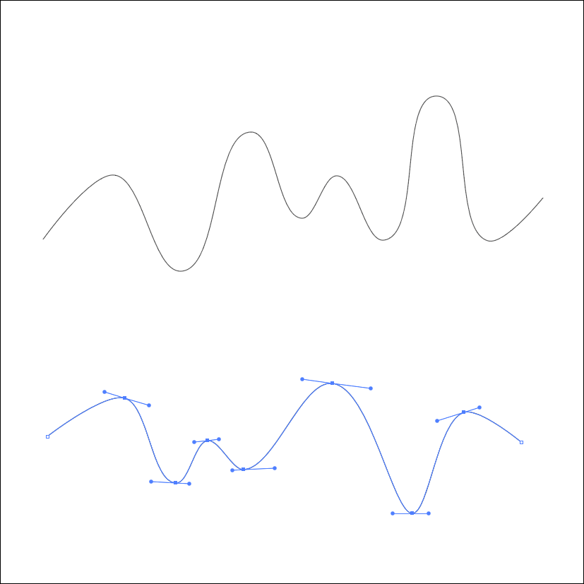 Rounded anchor points