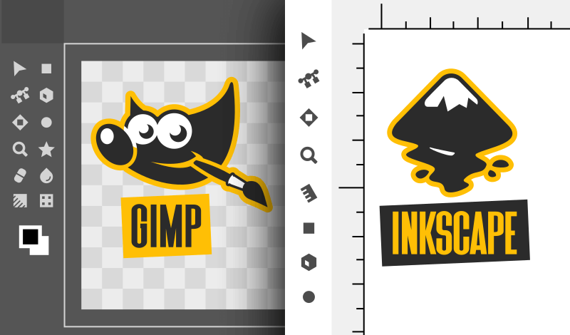 Inkscape vs GIMP