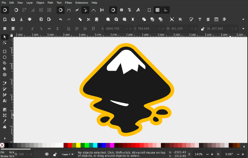 Inkscape screenshot