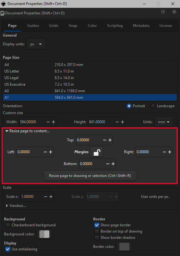 Add a bleed or margin