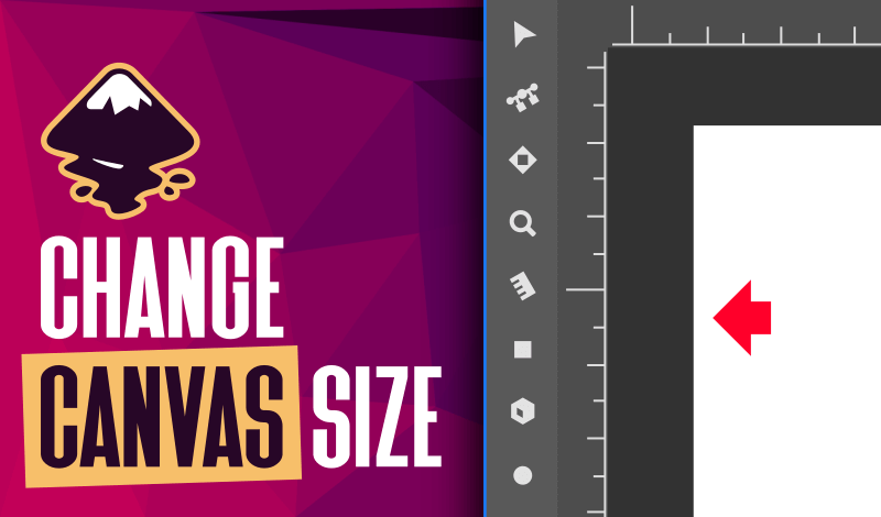 How to change the canvas size in Inkscape