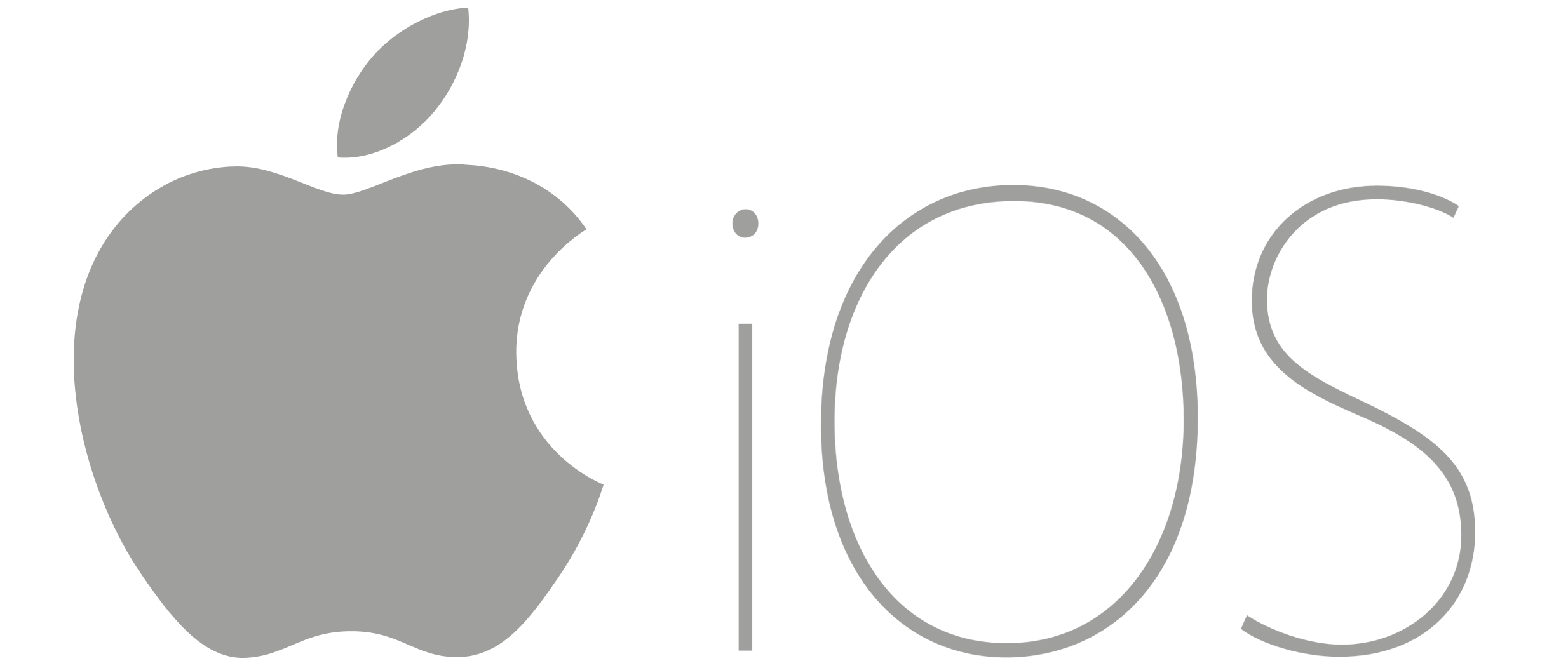 The iOS logo