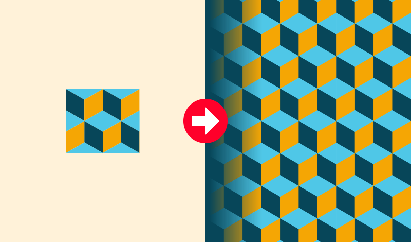 How to pattern fill with Affinity Designer