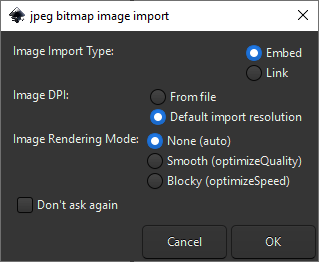 Import presets