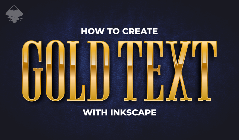 Create a gold effect with Inkscape