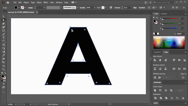 Rounding single corners