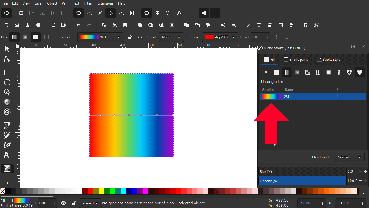 inkscape gradient