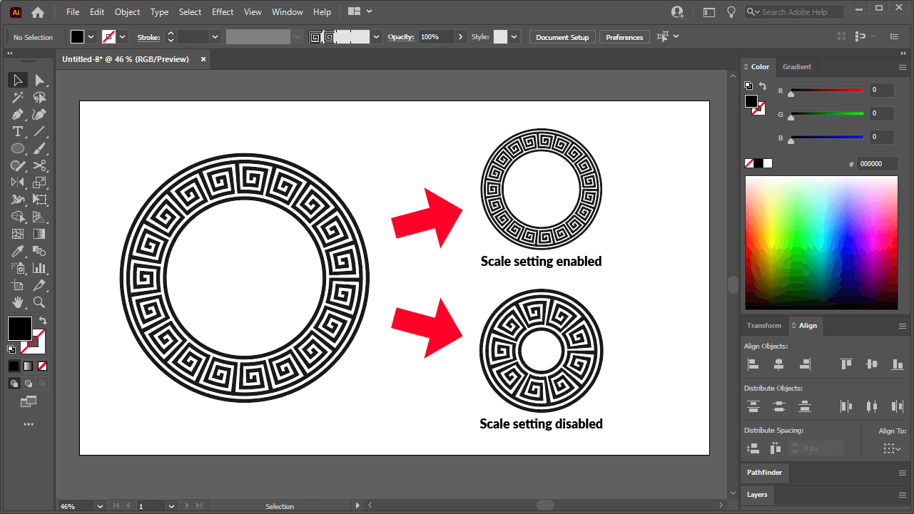 download brush stroke a path in illustrator