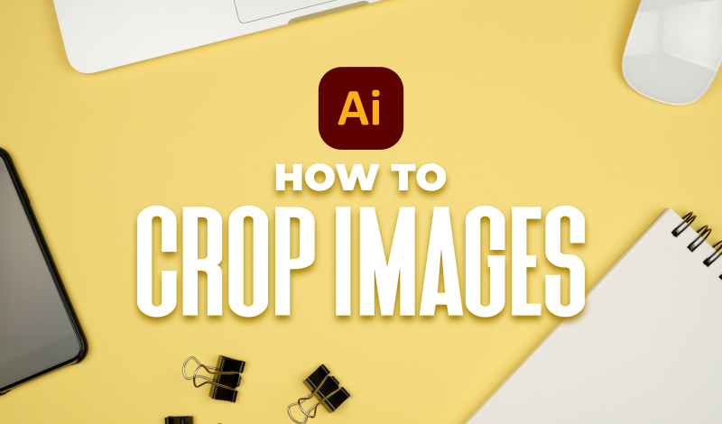 How to crop an image in Illustrator