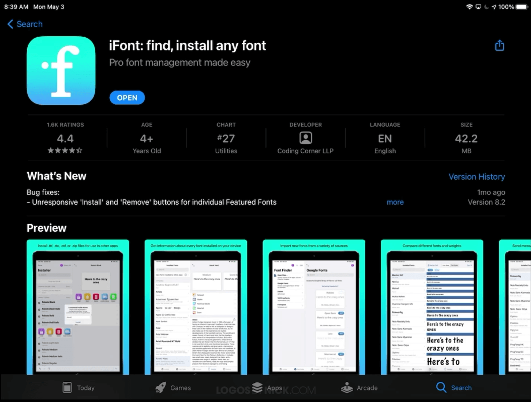 How to download the font for free from DaFont and install it on an iPad -  Flexcil